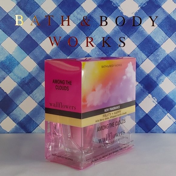 BATH & BODY WORKS WALLFLOWERS PLUG-IN REFILLS 'AMONG THE CLOUDS' 2-PACK - Picture 2 of 16